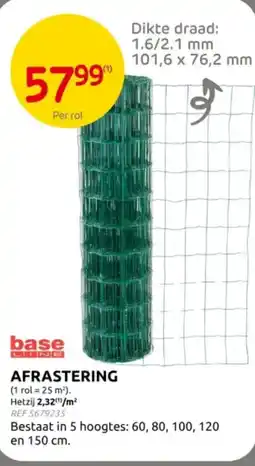 Brico Base line afrastering aanbieding