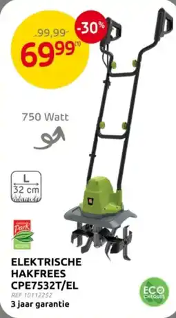 Brico Central Park elektrische hakfrees CPE7532T/EL aanbieding