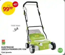 Brico Central Park elektrische verticuteerder CPE 1536 aanbieding
