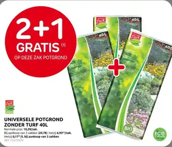 Brico Central Park universele potgrond zonder turf aanbieding