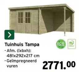 GAMMA Tuinhuis Tampa aanbieding