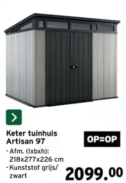 GAMMA Keter tuinhuis Artisan 97 aanbieding