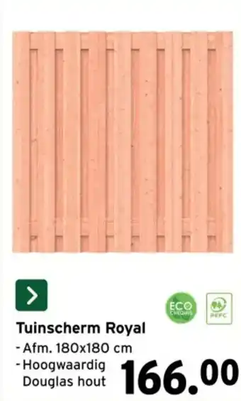 Tuinscherm Royal