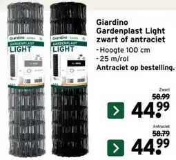 GAMMA Giardino Gardenplast Light zwart of Antraciet aanbieding