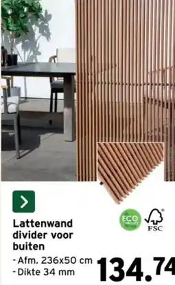 GAMMA Lattenwand divider voor buiten aanbieding