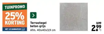 Terrastegel beton grijs