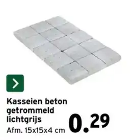GAMMA Kasseien beton getrommeld lichtgrijs aanbieding