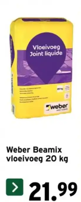 GAMMA Weber Beamix vloeivoeg aanbieding