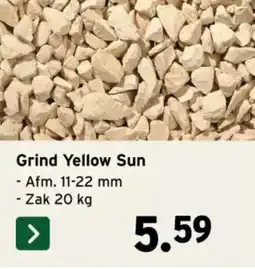GAMMA Grind Yellow Sun aanbieding