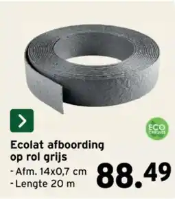 GAMMA Ecolat afboording op rol grijs aanbieding
