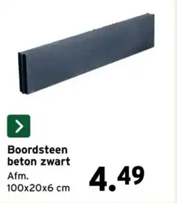 GAMMA Boordsteen beton zwart aanbieding