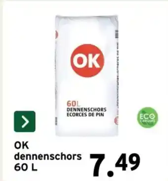 GAMMA OK dennenschors aanbieding
