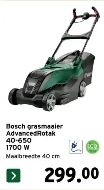 Bosch grasmaaier Advanced Rotak 40-650 1700W