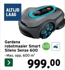 GAMMA Gardena robotmaaier Smart ECO Sileno Sense 600 aanbieding