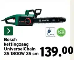 GAMMA Bosch kettingzaag UniversalChain 35 1800W 35 cm aanbieding
