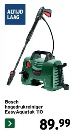 GAMMA Bosch hogedrukreiniger Easy Aquatak 110 aanbieding