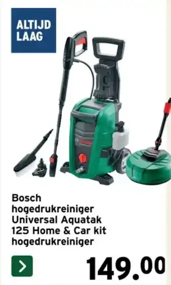 Bosch hogedrukreiniger Universal Aquatak 125 Home & Car kit hogedrukreiniger