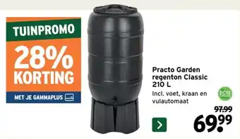GAMMA Practo Garden regenton Classic aanbieding