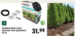 GAMMA Gardena Micro drip startset voor plantenrij aanbieding