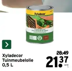 GAMMA Xyladecor Tuinmeubelolie aanbieding