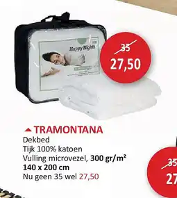 Weba TRAMONTANA aanbieding