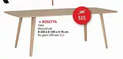 Weba ROSETTA aanbieding