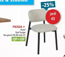 Weba PIENZA aanbieding