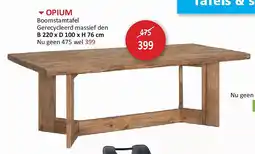 Weba OPIUM aanbieding