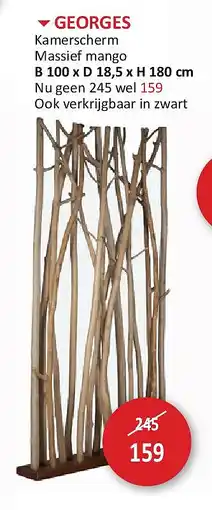 Weba GEORGES aanbieding