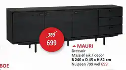 Weba MAURI aanbieding
