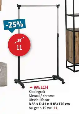 Weba WELCH aanbieding