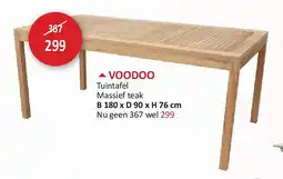 Weba VOODOO aanbieding