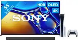 Coolblue Sony 55 Bravia 8 II 4K QD-OLED + Sony Bravia Theatre Bar 8 Zwart + PlayStation 5 aanbieding