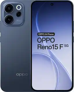Coolblue OPPO Reno15 F 256 Go Bleu Foncé 5G aanbieding