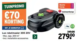 GAMMA Lux robotmaaier 300 2oV aanbieding