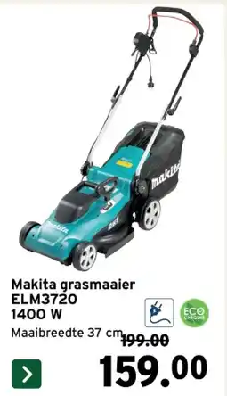GAMMA Makita grasmaaier ELM3720 1400 W aanbieding