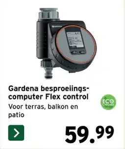 GAMMA Gardena besproeiingscomputer Flex control aanbieding