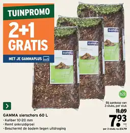 GAMMA GAMMA sierschors 60 L aanbieding