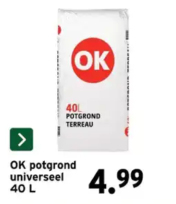 GAMMA OK potgrond universeel 40 L aanbieding