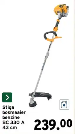 GAMMA Stiga bosmaaier benzine BC 330A 43 cm aanbieding