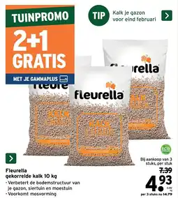 GAMMA Fleurella gekorrelde kalk 10 kg aanbieding