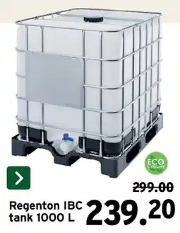 GAMMA Regenton IBC tank 1000 L aanbieding