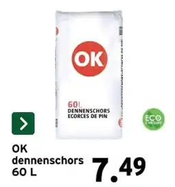 GAMMA OK dennenschors 60 L aanbieding
