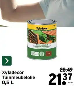 GAMMA Xyladecor Tuinmeubelolie 0,5 L aanbieding