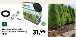 GAMMA Gardena Micro drip startset voor plantenrij 15 m aanbieding