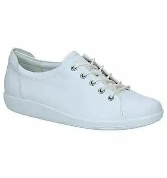 Torfs ECCO Soft 2.0 Witte Veterschoenen aanbieding