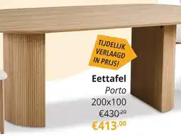 YGO Eettafel Porto aanbieding
