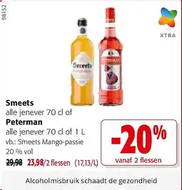 Colruyt Smeets Mango-passie 20 % vol aanbieding