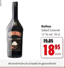 Colruyt Baileys Salted Caramel 17 % vol 70 cl aanbieding