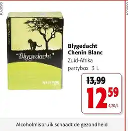 Colruyt Blygedacht Chenin Blanc aanbieding
